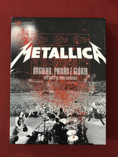 DVD- Metallica - Orgulho, Paixão E Glória - 4 Discos - Semin