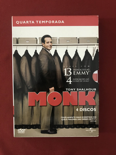 DVD - Monk Quarta Temporada 4 Discos - Tony Shalhoub
