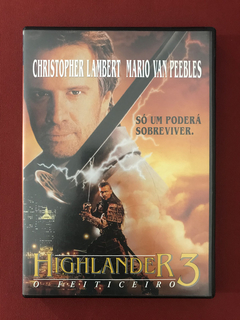 DVD - Highlander 3 - O Feiticeiro - Mario Van Peebles- Semin