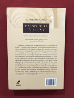 Livro - Da Estrutura À Função - Norberto Bobbio - Seminovo - comprar online