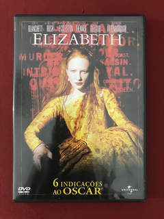 DVD - Elizabeth - Cate Blanchett/ Geoffrey Rush - Seminovo