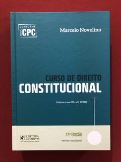 Livro - Curso De Direito Constitucional- Novelino- Seminovo