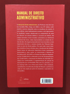 Livro - Manual De Direito Administrativo- José Filho- Semin. - comprar online