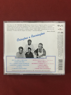 CD - Martinho Da Vila - Criações E Recriações - Seminovo - comprar online