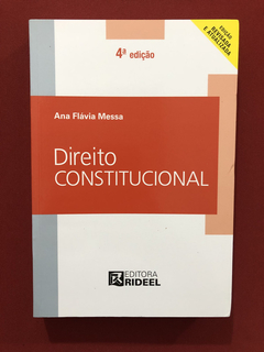 Livro - Direito Constitucional - Ana Flávia Messa - Seminovo