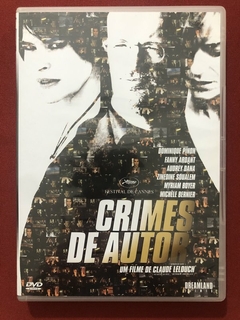 DVD - Crimes De Autor - Direção: Claude Lelouch - Seminovo