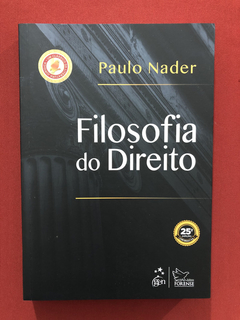 Livro - Filosofia Do Direito - Paulo Nader - Seminovo