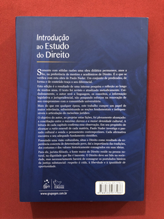 Livro - Introdução Ao Estudo Do Direito- Paulo Nader- Semin. - comprar online