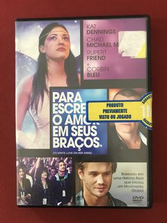 DVD - Para Escrever O Amor Em Seus Braços - Seminovo