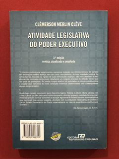 Livro - Atividade Legislativa Do Poder Executivo - Seminovo - comprar online
