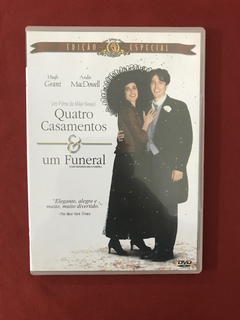 DVD- Quatro Casamentos & Um Funeral- Dir: Mike Newell- Semin