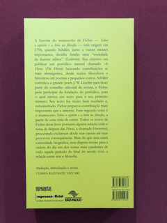 Livro - Sobre O Espírito E A Letra Na Filosofia - Seminovo - comprar online