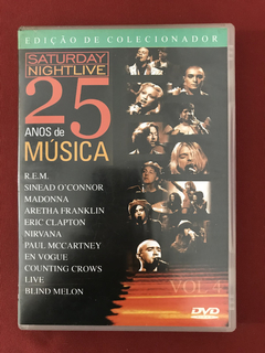 DVD - Saturday Nightlive - 25 Anos De Música Vol. 4 - Semin.