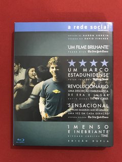 Blu-ray Duplo - A Rede Social - Jesse Eisenberg - Seminovo