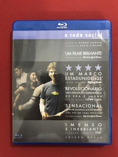Blu-ray Duplo - A Rede Social - Jesse Eisenberg - Seminovo na internet