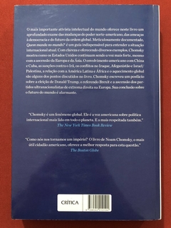 Livro - Quem Manda No Mundo? - Noam Chomsky - Editora Crítica - Seminovo - comprar online