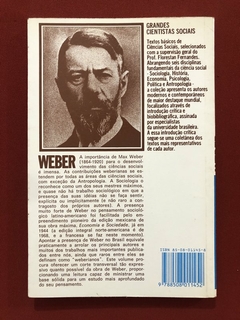Livro - Weber - Gabriel Cohn - Sociologia - Editora Ática - comprar online