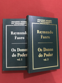 Livro- Os Donos Do Poder - Vols. 1 E 2 - Raymundo F. - Semin