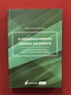 Livro - O Desenvolvimento Judicial Do Direito - Seminovo