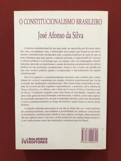 Livro - O Constitucionalismo Brasileiro - José Silva - Semin - comprar online