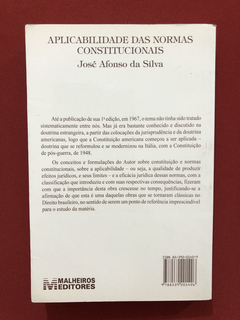 Livro - Aplicabilidade Das Normas Constitucionais - Seminovo - comprar online
