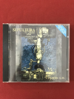 CD - Sepultura - Chaos A.D. - Nacional - Seminovo