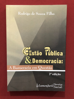 Livro - Gestão Pública & Democracia - Rodrigo Filho - Semin.