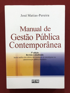 Livro - Manual De Gestão Pública Contemporânea - Seminovo