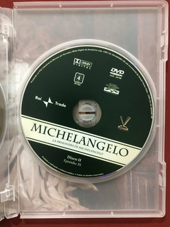 DVD Duplo - Michelangelo - Mark Frankel - Versátil - Seminov - Sebo Mosaico - Livros, DVD's, CD's, LP's, Gibis e HQ's