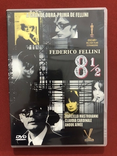 DVD - Fellinni 8 1/2 - Direção: Federico Fellini - Seminovo