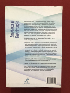 Livro - Anestesia E Reanimação - Fernando Leitão- Ed. Manole - comprar online