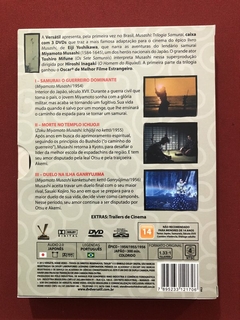 DVD - Musashi - Trilogia Samurai - Toshiro Mifune - Seminovo - comprar online