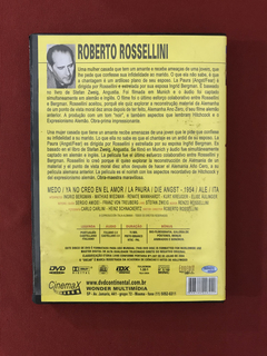 DVD - O Medo - Dir: Roberto Rossellini - Seminovo - comprar online