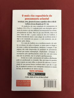 Livro - Os Analectos - Confúcio - L&PM Pocket - comprar online
