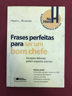 Livro - Frases Perfeitas Para Ser Um Bom Chefe - Seminovo