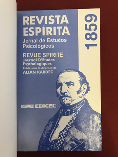 Livro - Revista Espírita - 1859 - Ed. Edicel - Capa Dura na internet