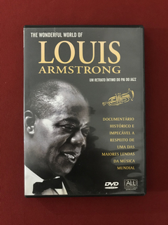 DVD - The Wonderful World Of Louis Armstrong - Seminovo