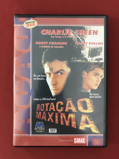 DVD - Rotação Máxima - Charlie Sheen - Seminovo