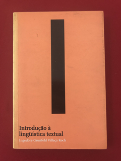 Livro - Introdução À Lingüística Textual - Martins Fontes