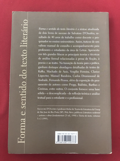 Livro - Forma E Sentido Do Texto Literário - Salvatore D. - comprar online