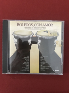 CD - Boleros, Con Amor - 42 Boleros Inesquecíveis - Seminovo