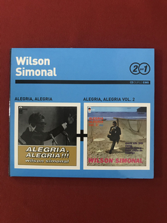 CD Duplo - Wilson Simonal- Alegria, Alegria + Vol. 2- Semin.