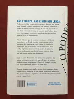 Livro - O Poder Do Subconsciente - Dr. Joseph Murphy - Capa Dura - Seminovo - comprar online