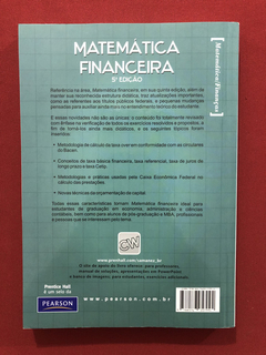 Livro - Matemática Financeira - Carlos P. Samanez - Seminovo - comprar online
