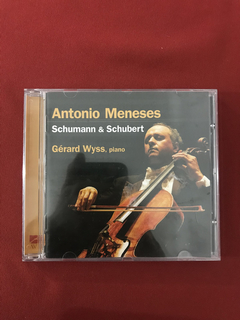CD - Antonio Meneses- Gérard Wyss- Piano- Nacional- Seminovo