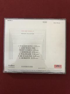 CD - Jon And Vangelis - Private Collection - Nacional - comprar online