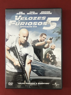 DVD - Velozes E Furiosos 5 Operação Rio - Seminovo