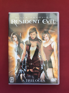DVD - Resident Evil - A Trilogia - Milla Jovovich - Seminovo