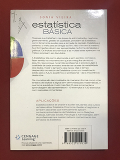 Livro - Estatística Básica - Sonia Vieira - Seminovo - comprar online