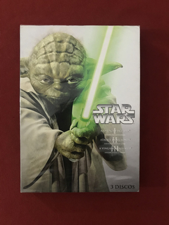 DVD - Star Wars 3 Discos - Dir: George Lucas - Novo